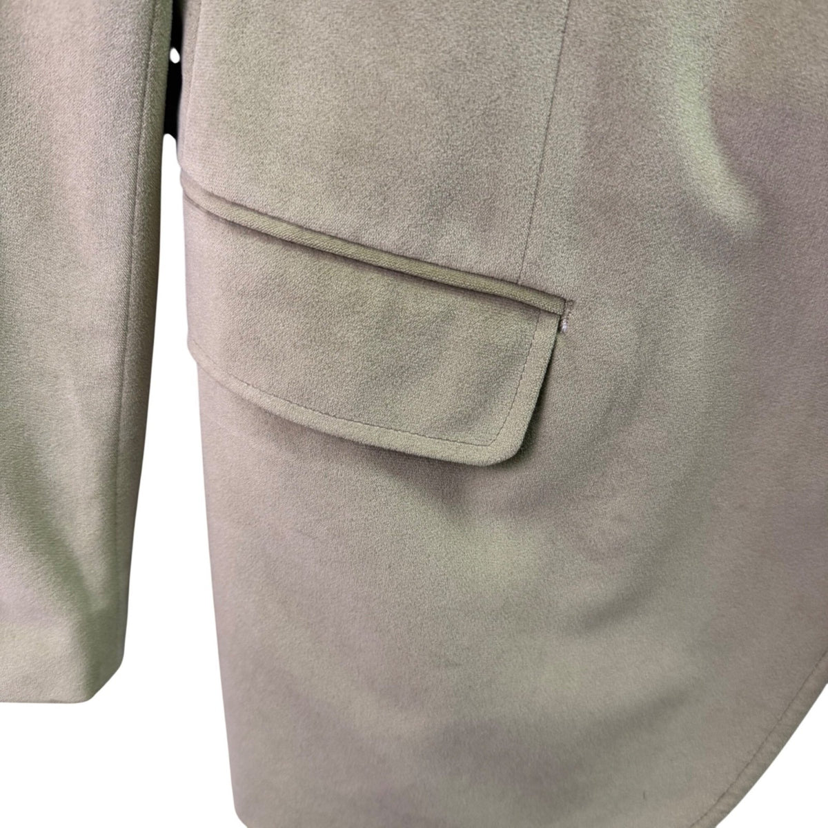 Michael Kors Mens Tan Blazer Suede-Look Sport Coat 2-Button Pockets Sz 40R