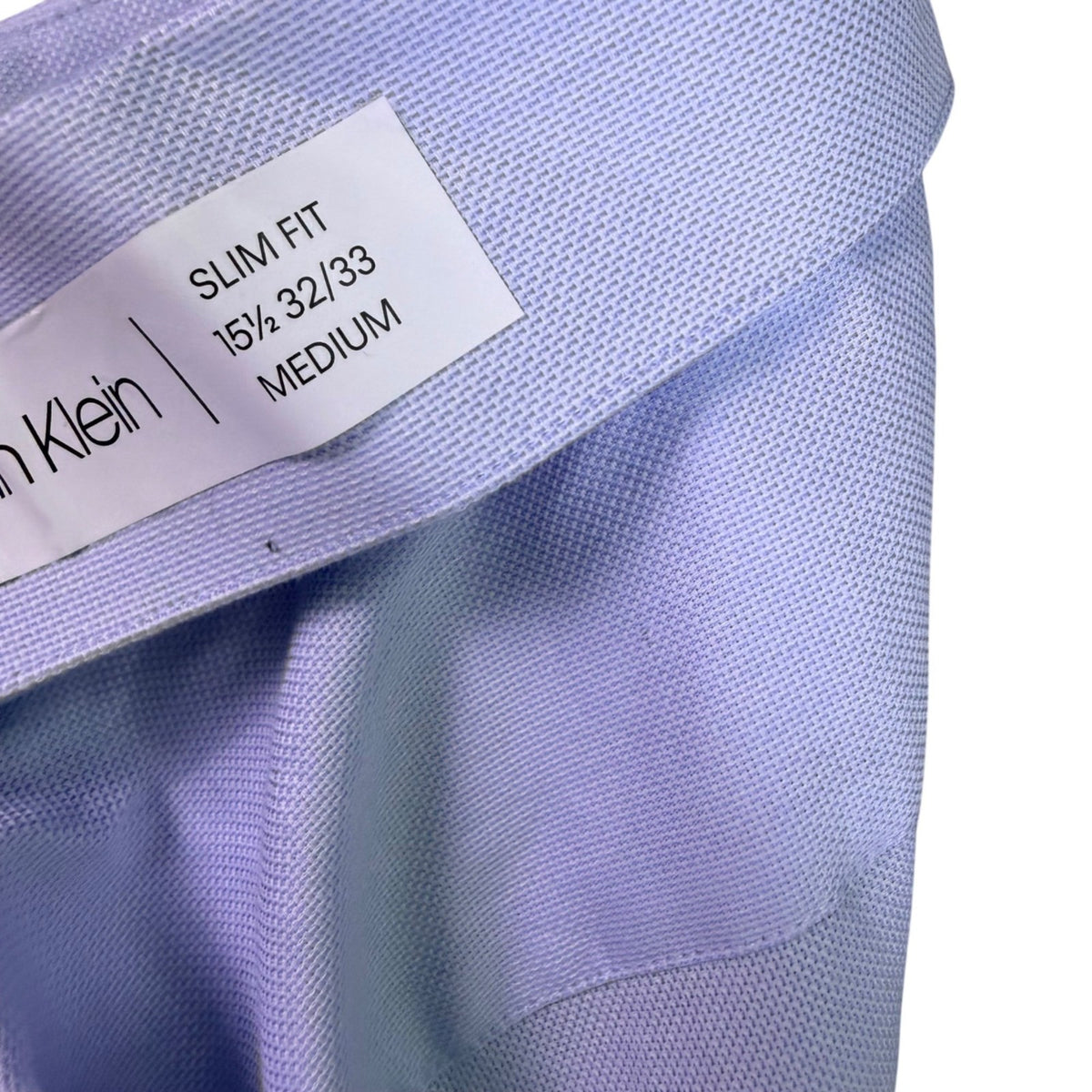 Calvin Klein Mens Light Blue Slim Fit Long-Sleeve Button-Down Shirt Size M
