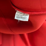 Shein Women’s Red Skirt and One Shoulder Ruffle Blouse Sz XS