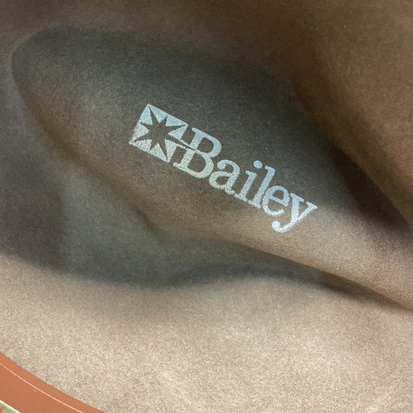 Bailey Wide Brim Wool Fedora Hat With Leather Band Classic Style Size M