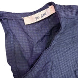 Moi Ami Womens Navy Tiered Ruffled Knee-Length Dress Relaxed Fit  Sz XXS