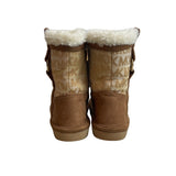 Michael Kors Youth Girl's Brown Winter Boots Sz 8