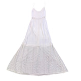 Abercrombie & Fitch Womens White Maxi Dress With Spaghetti Straps Size S