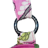 Vera Bradley Women’s Pink & Green Quilted Floral Print Adjustable Crossbody Bag