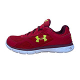 Under Armour Men’s Red Mesh Micro G Velocity RN Running Shoes Size 10