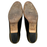 Salvatore Ferragamo Women’s Black Patent Leather Low Heel Lillaz Pumps Size 8.5B