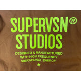 Supervsn Studios Men's Light Brown Zip Up Padded Work Jacket Sz XXL