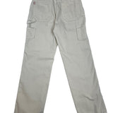 BDG Mens White Workwear Cargo Pants Size Unknown