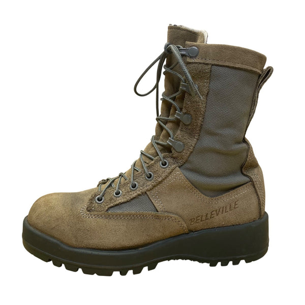 Belleville Men’s Brown & Green Gore-Tex Air Force Military Combat Boots Sz 6
