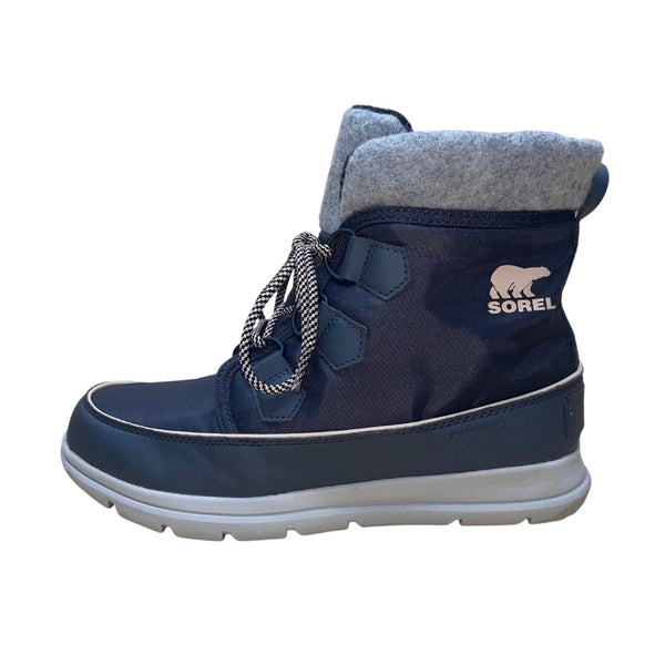 Sorel Women’s Gray Lace Up Style Waterproof Insulated Winter Boots Size 9