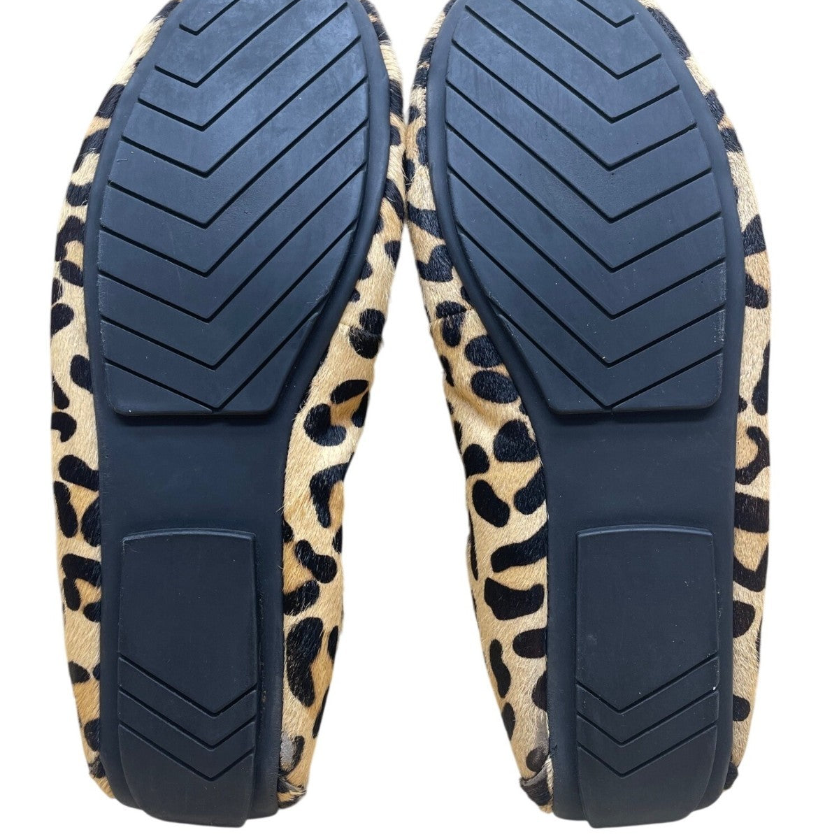 Me Too Women’s Brown & Black Leather Animal Print Halle Ballet Flats Size 9M