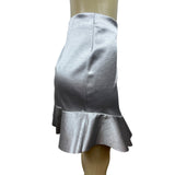 H&M Women's Grey Mermaid Knee Length Skirt Sz 14 - NWT