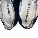 Converse Women’s Black & White Canvas Low-Top LYF Heart Platform Sneakers Sz 9