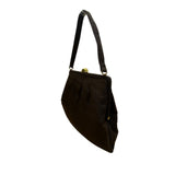 Vintage Saks Fifth Avenue By Coblentz Women’s Brown Framed Gold Clasp Purse
