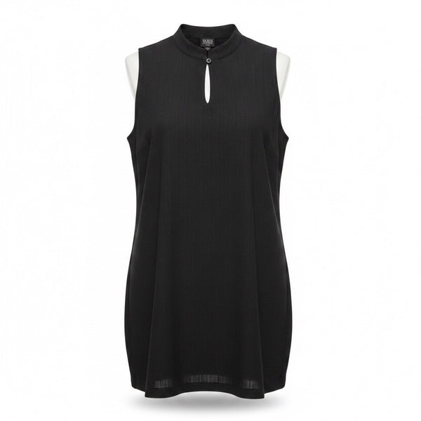 Eileen Fisher Petite Women Dark Navy Sleeveless Tunic Top Size M