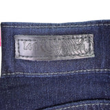 Lee Womens Dark Wash Denim Straight Leg Pants Classic Fit Mid-Rise Size 10 M