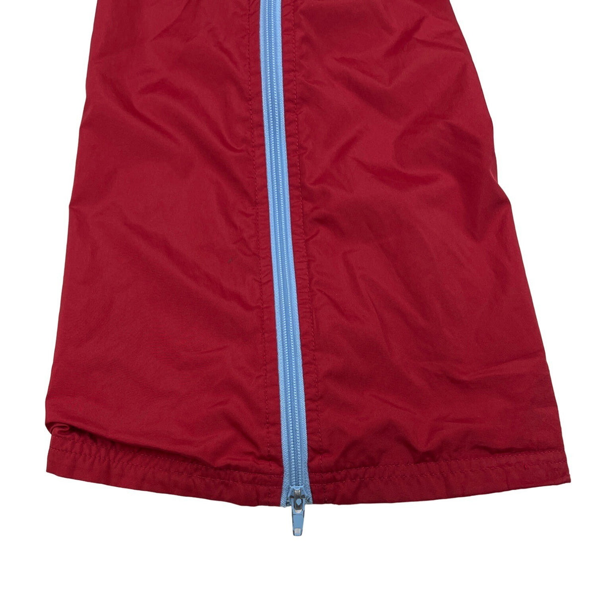 Tilt Red Light Blue Line Detail With Side Zipper Track Pants Size M