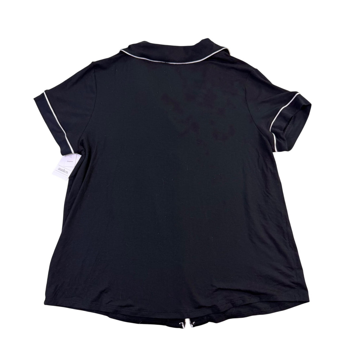 Auden Womens Black Modal Spandex Sleepwear Pajama Set Size L