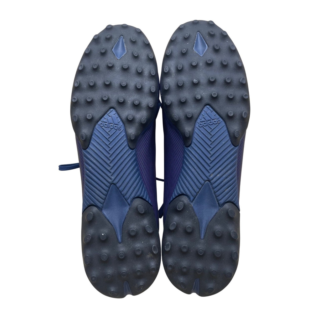 Adidas Men's Blue & Lime Accents Messi Logo Soccer Cleats Shoes Size 13
