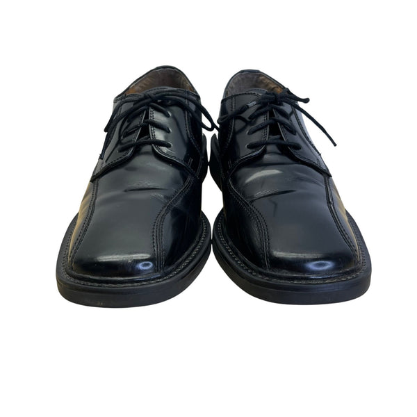 Stacy Adams Men’s Black Leather Lace Up Bike Toe Oxford Shoes Size 10.5M