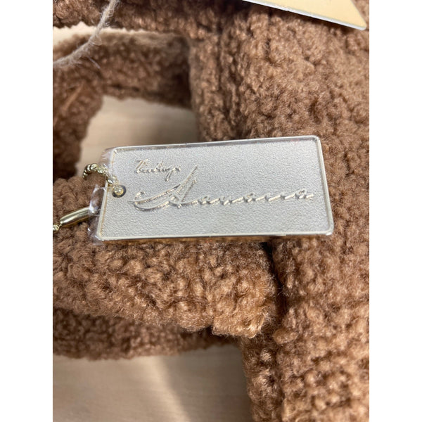 Vintage Havana Brown Fuzzy Women's Small Hand Bag - NWT