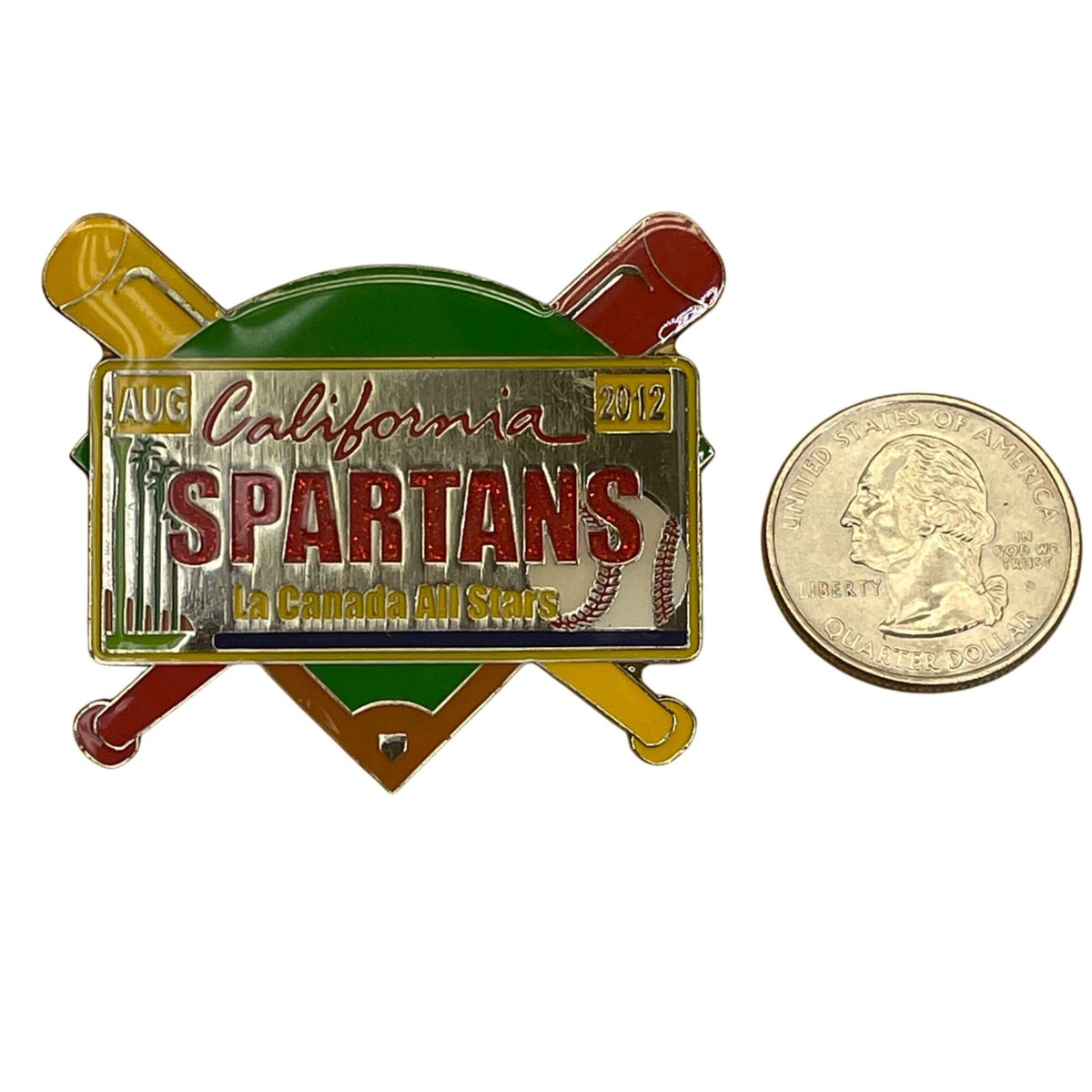 California Spartans 2012 La Canada All Stars Baseball Trading Pin