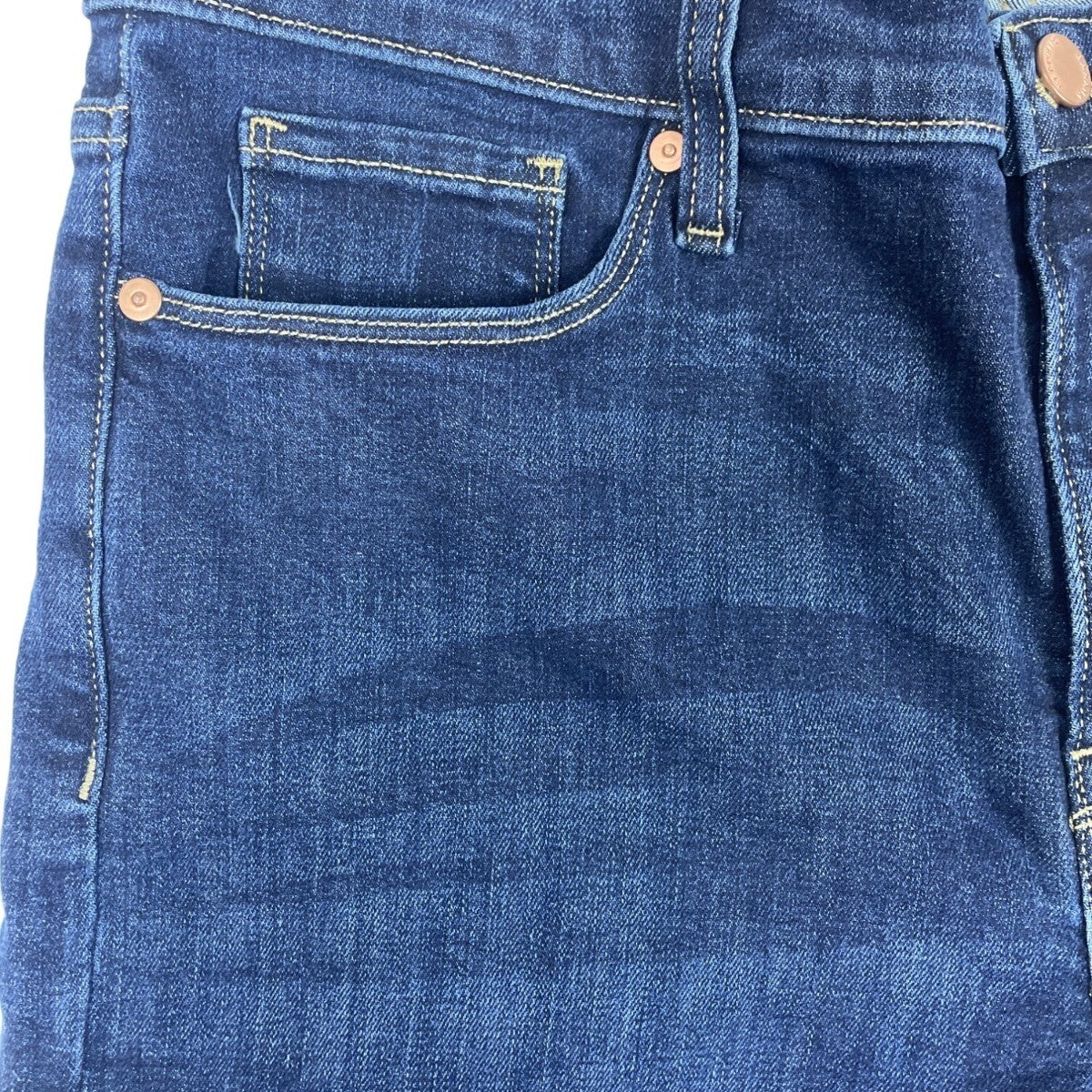 Womens Mid-Rise Dark Blue Skinny Jeans New