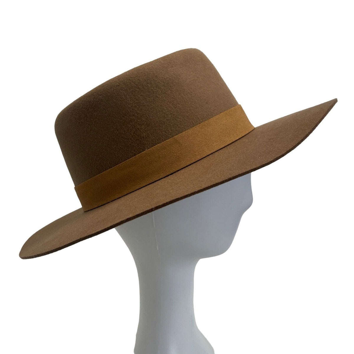Lack Of Color Unisex Brown Australian Wool Farmer's Boho Hat Sz L