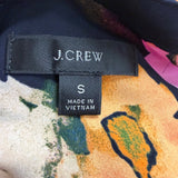 J.Crew Womens Multicolor Floral Print Sleeveless Button-Front Blouse Size S