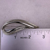 Sarah Coventry Womens Silver Tone Metal Leaf Abstract Brooch Pin Vintage Jewelry