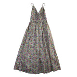 J.Crew Women Multicolor Cotton Maxi Sundress Floral Sleeveless Size 2