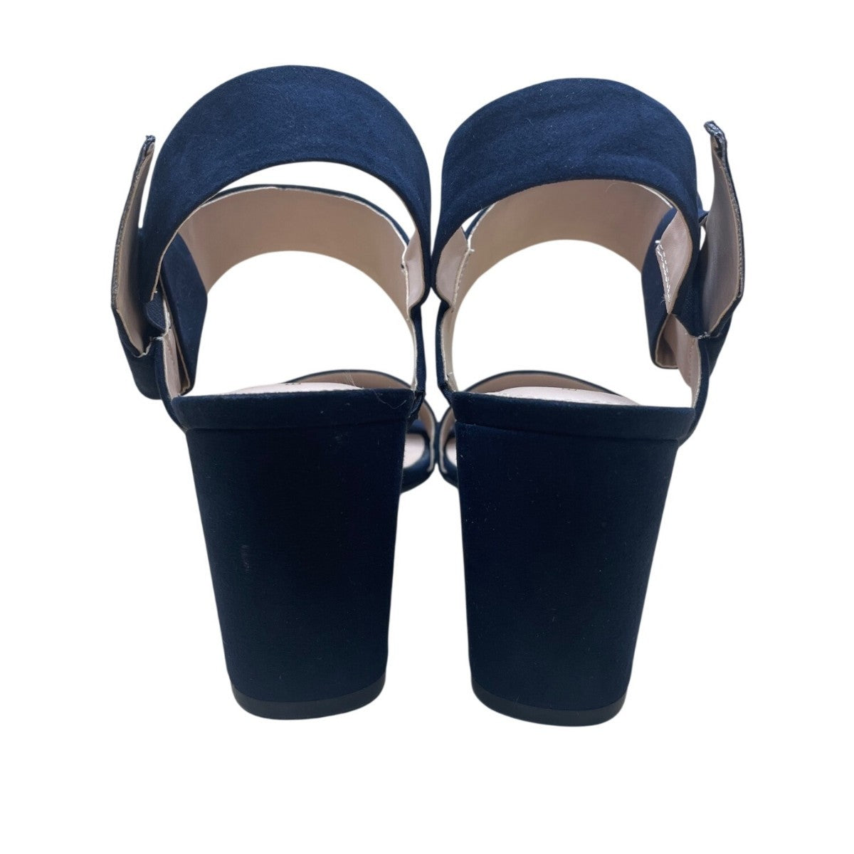 Bandolino Women’s Navy Textile Upper Open Toe Donna Heel Sandals Size 8.5M