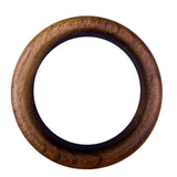 Handcrafted Womens Wooden Bangle Bracelet Natural Woodgrain Design Circular