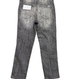 White House Black Market Womens Gray High Rise Straight Jeans Size 10