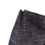 Dressbarn Womens Gray Tweed Mini Skirt With Fringe Hem & Buckle Detail Size 22W