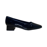 Chadwicks Women’s Black Patent Square-Toe Low Heel Slip-On Dress Shoes Size 10M