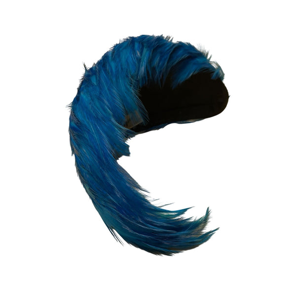An Original By Dayne Blue Feathered Headband Vintage New York Accessory