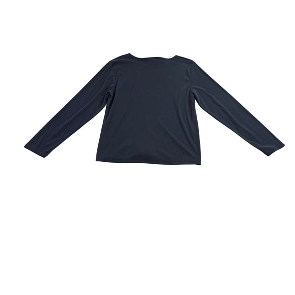 David Dart Womens Navy Long Sleeve Top Size L 