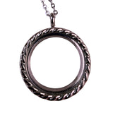 Effy Womens Silver Tone Locket Pendant Necklace Lightweight Durable