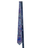 Saks Fifth Avenue Mens Multicolor Silk Paisley Pattern Neck Tie