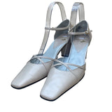 Easy Spirit Women’s Sunsand Beige Leather Nexist Strappy Heels Size 7.5M