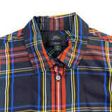 J.Crew Womens Multi-Color Plaid Slim-Fit Button-Up Long Sleeve Shirt Size 0P