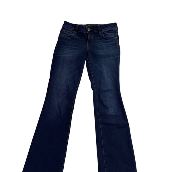 Kut Womens Dark Wash Denim Bootcut Jeans Size 4