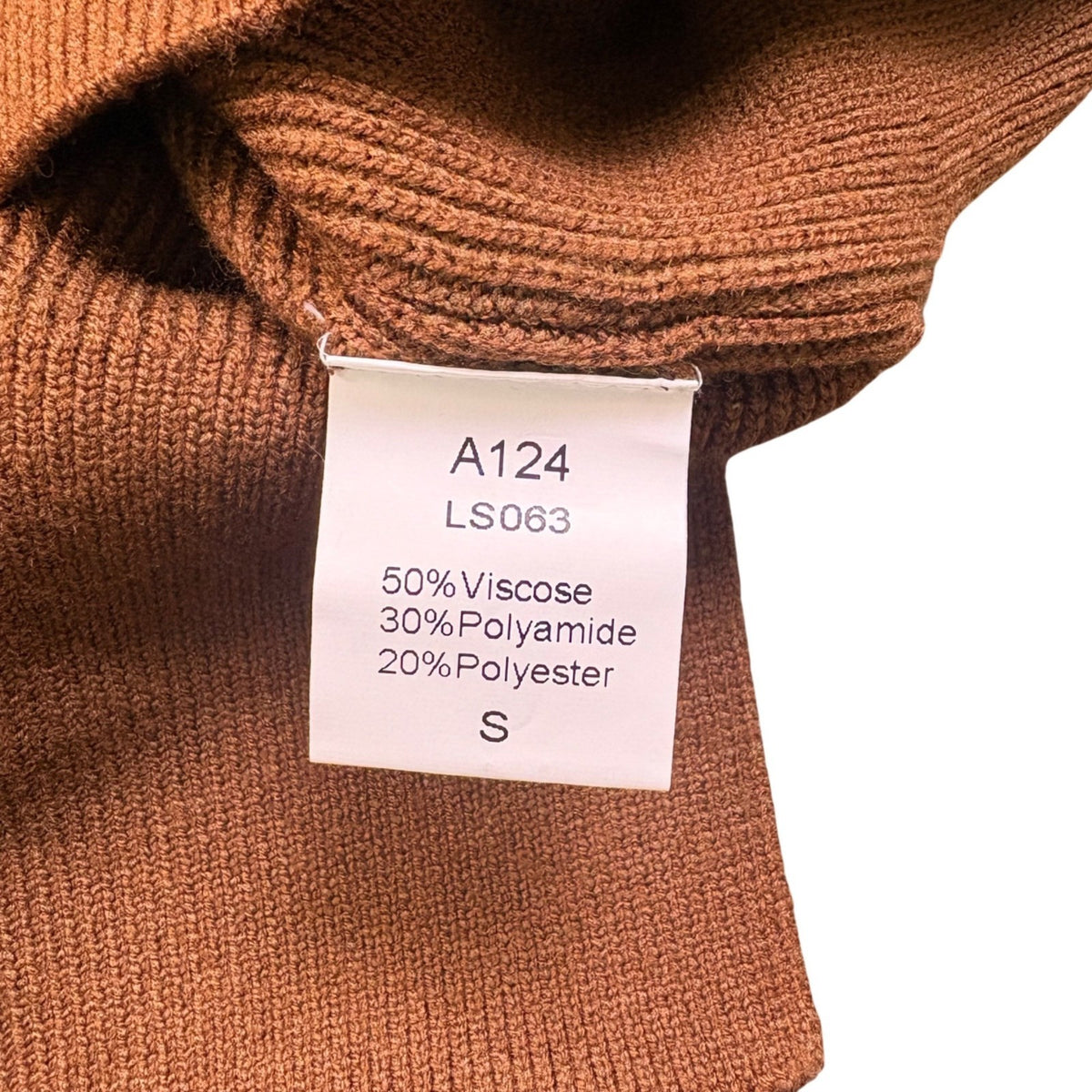 Lilusory Womens Brown Knit Sweater  Oversized Dolman Sleeve Pullover Sz S