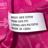 Betseyville Women’s Black Canvas & Gold-Toned Blingin Lips Rhinestone Tote Bag