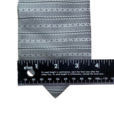 Jones New York Mens Gray 100% Silk Striped Necktie Elegant Pattern Classic Style