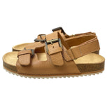 Zara Youth Girl's Tan Brown Strapped Sandals Sz 29 (11.5 US) - NWOB