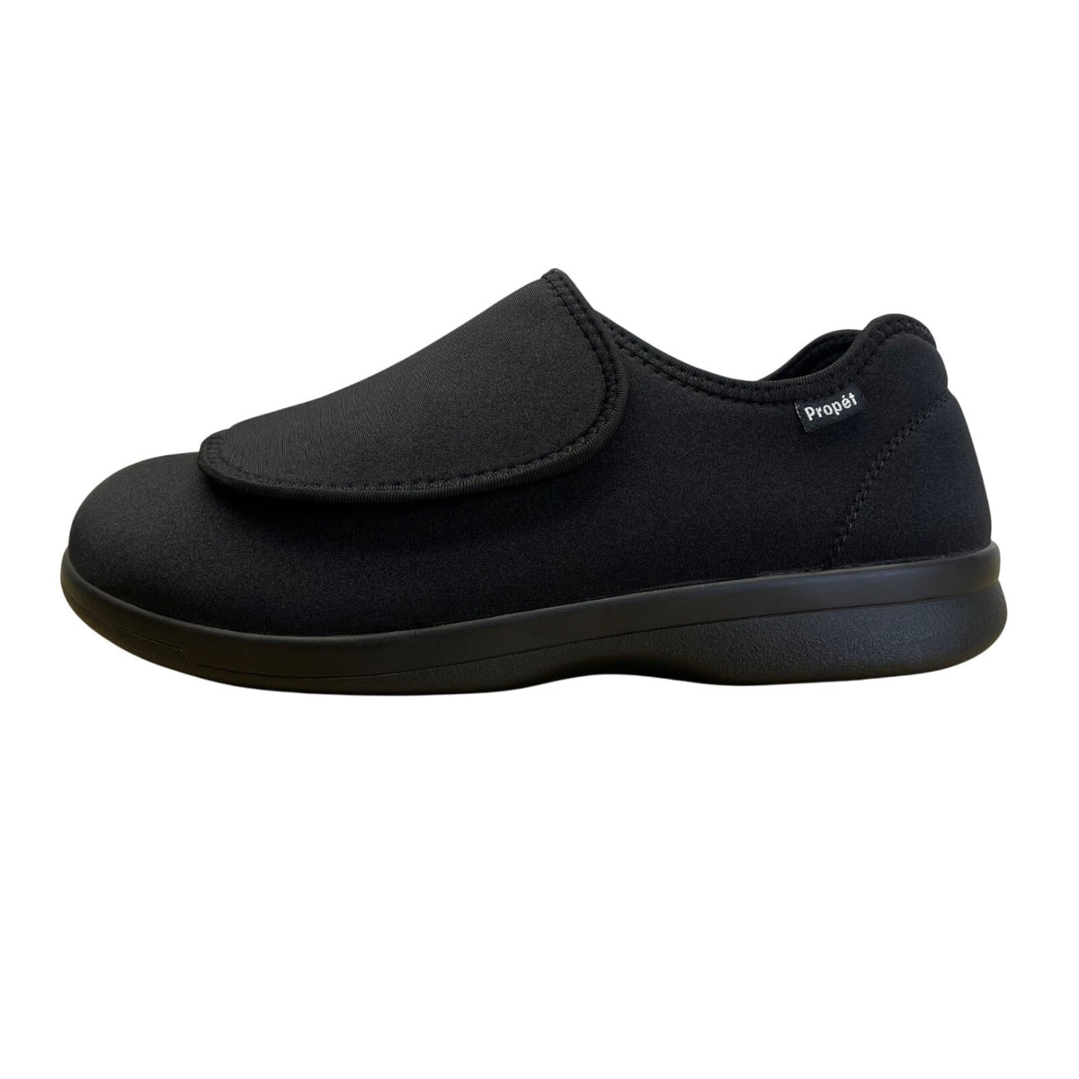Propét Men’s Black Adhesive Closure Cushion Foot Slippers Size 10 - New