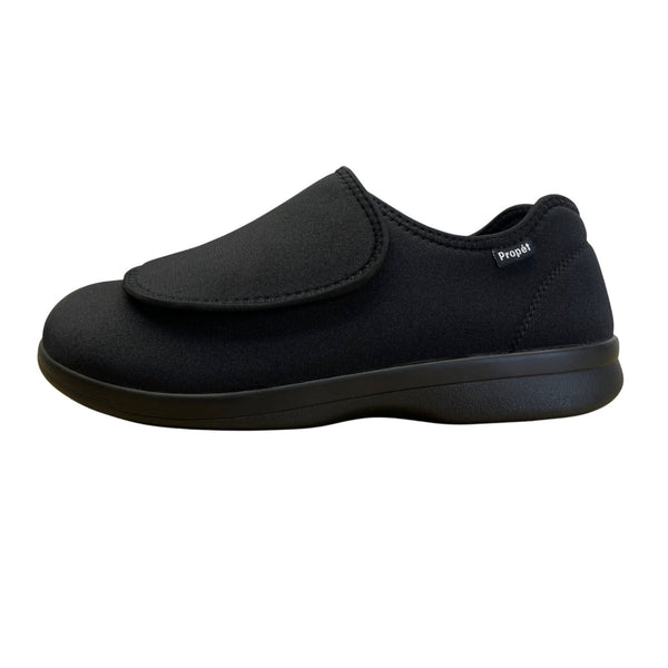 Propét Men’s Black Adhesive Closure Cushion Foot Slippers Size 10 - New