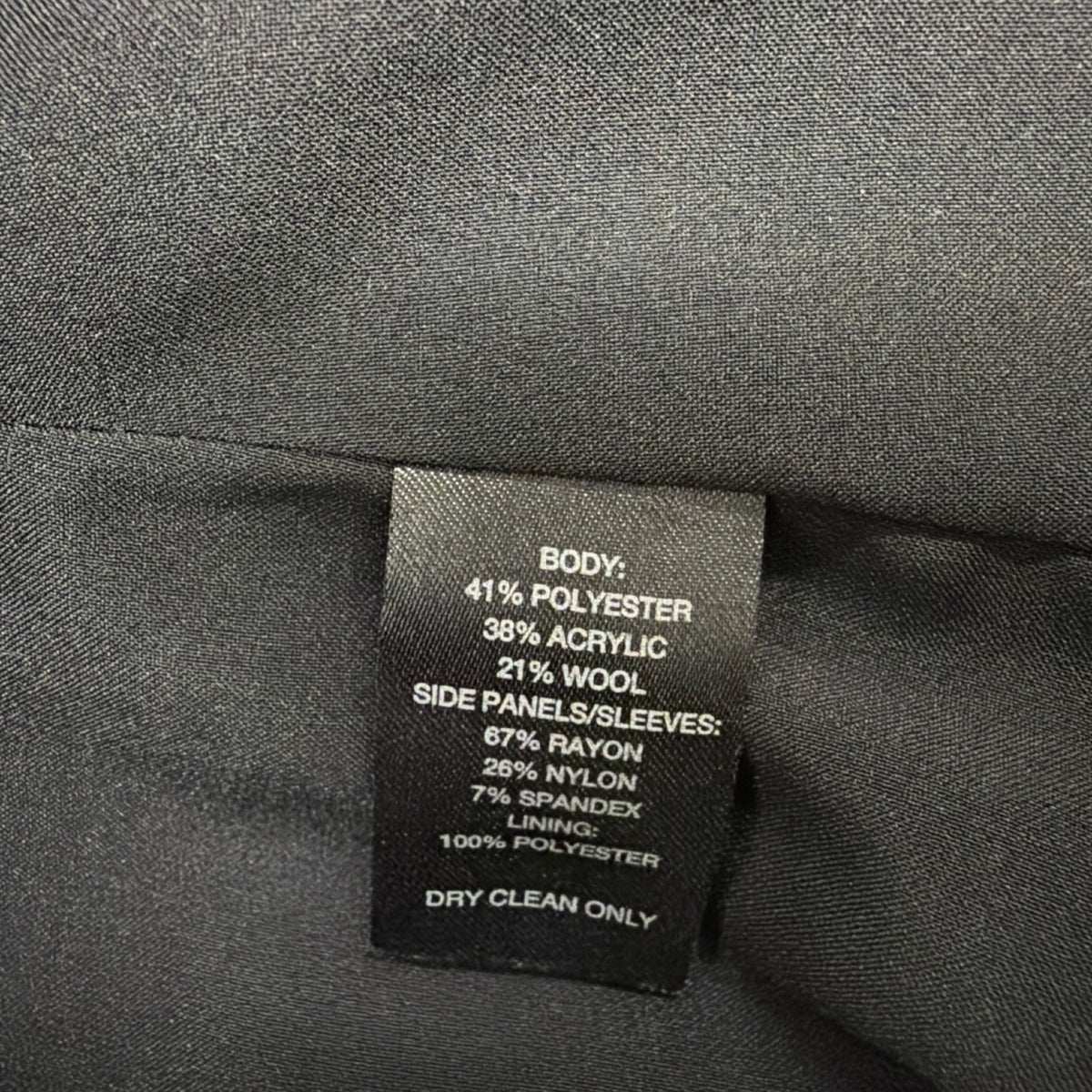 White House Black Market Womens Black & White Plaid Long Sleeve Blazer Sz 6